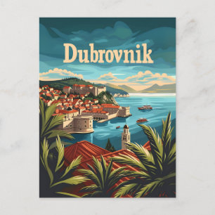 Cartão Postal Dubrovnik Croácia