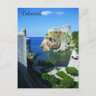 Cartão postal Dubrovnik Croácia