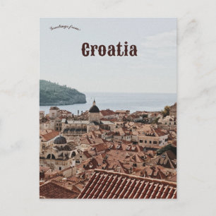 Cartão Postal Dubrovnik Croácia