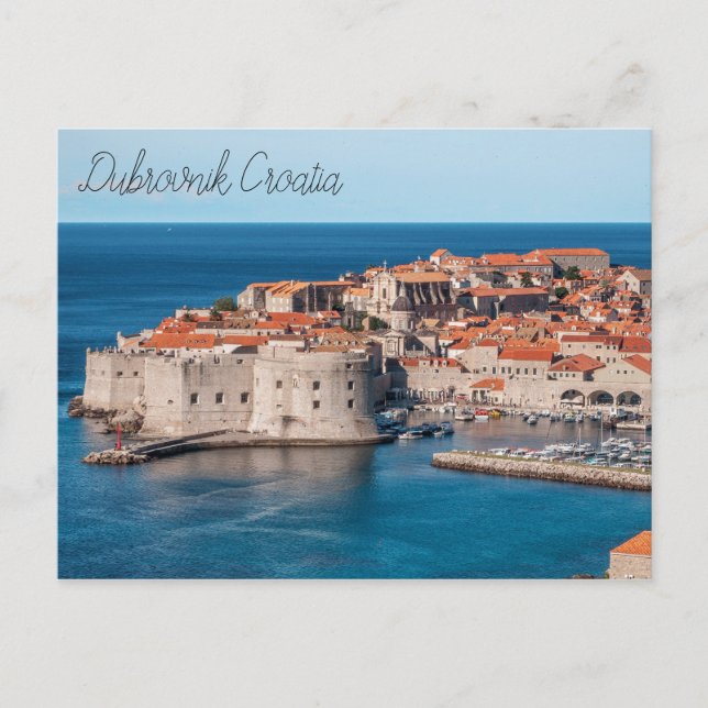 Cartão Postal "Dubrovnik croatia" por Brad Hines (Frente)