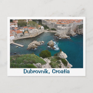 Cartão Postal Dubrovnik de cima de