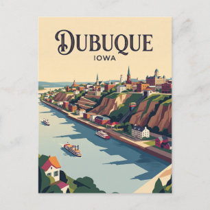 Cartão Postal Dubuque EUA