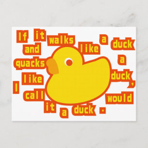 Cartão Postal Duck_Typing