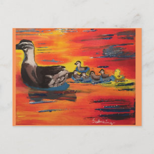 Cartão Postal Duckie Sunset