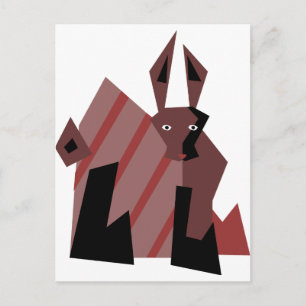 Cartão Postal Dude Rabbit