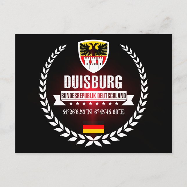 Cartão Postal Duisburg (Frente)