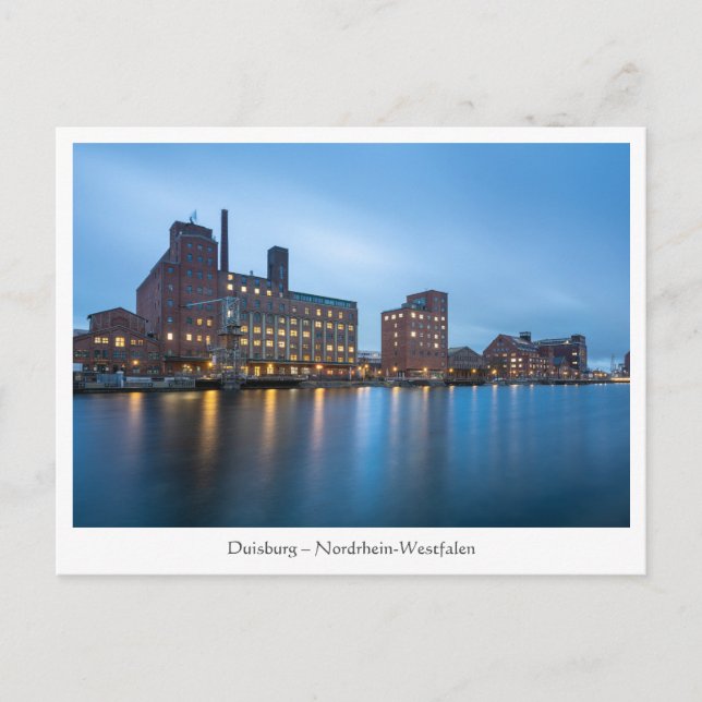 Cartão postal Duisburg Alemanha (Frente)