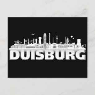 Cartão Postal Duisburg Stadt Skyline - Postkarte