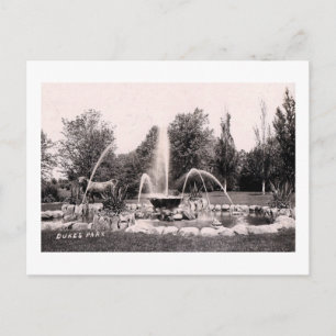 Cartão Postal Duke's Park, Somerville, NJ 1907 Vintage