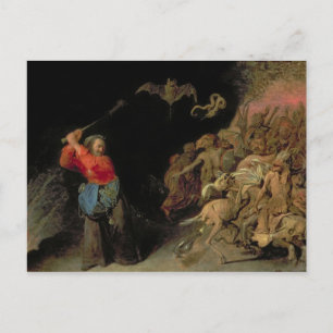 Cartão Postal Dulle Griet a invadir o Inferno