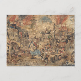 Cartão Postal Dulle Griet (Mad Meg) por Pieter Bruegel