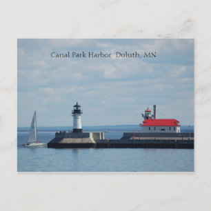 Cartão Postal Duluth Harbor, Canal Park Harbor Duluth, MN