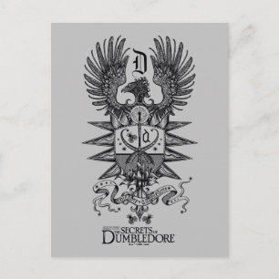 Cartão Postal Dumbledore's Crest