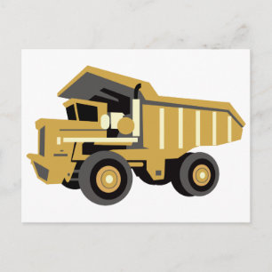 Cartão Postal Dump Truck