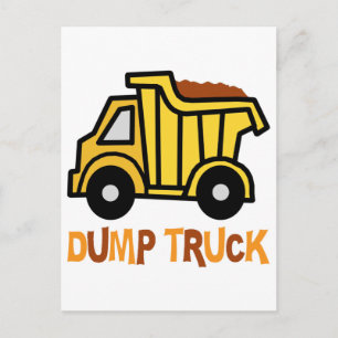 Cartão Postal Dump Truck