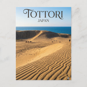 Cartão Postal Dunas de Areia de Tottori Japão
