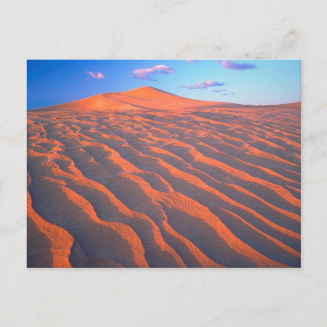 Cartão Postal Dunas de Dumont, Dunas de Areia e Nuvens (Frente)
