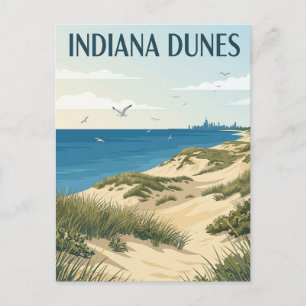 Cartão Postal Dunas de Indiana