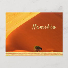 Cartão Postal Dunas vermelhas da Namíbia da foto de Sossusvlei c