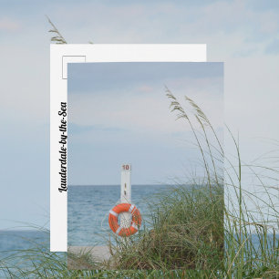 Cartão Postal Dune de Areia e Anel de Vida