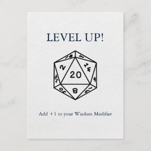 Cartão Postal Dungeons & Dragon Aniversário