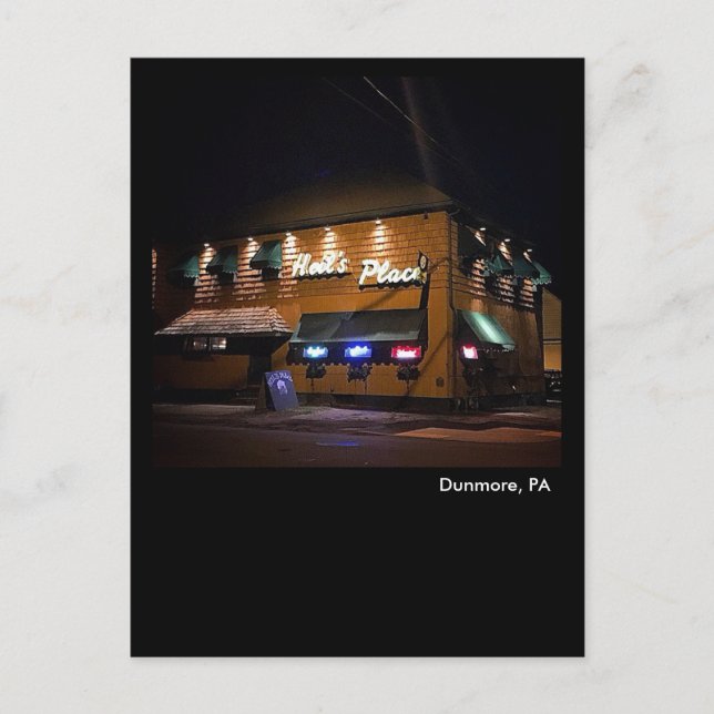 Cartão Postal Dunmore, PA-Heil's Place (Frente)