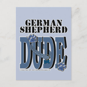 Cartão Postal DUO DE german shepherd
