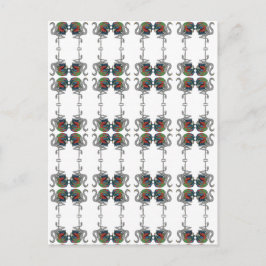 Cartão Postal Duquesa de Windsor Flamingo Brooch