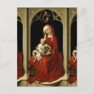 Cartão Postal Durán Madonna - Rogier van der Weyden