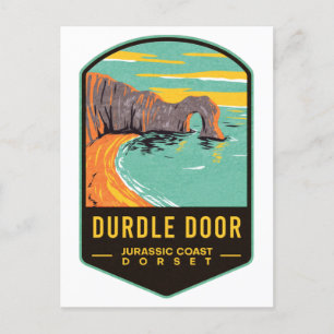Cartão Postal Durdle Door Costa Jurássica Dorset