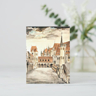 Cartão Postal Durer, Courtyard do Antigo Castelo Innsbruck,