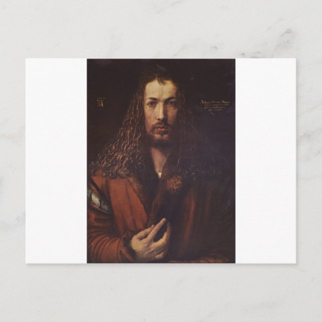 Cartão Postal Dürer Portrait (Frente)