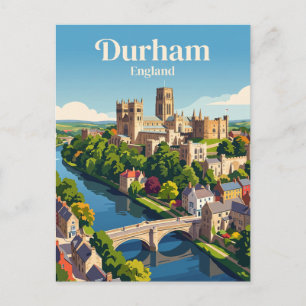 Cartão Postal Durham, Inglaterra
