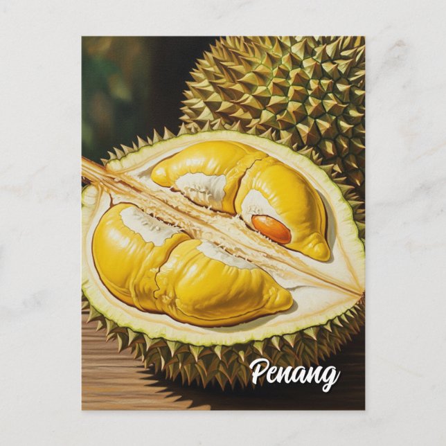 Cartão Postal Durian em Penang (Frente)