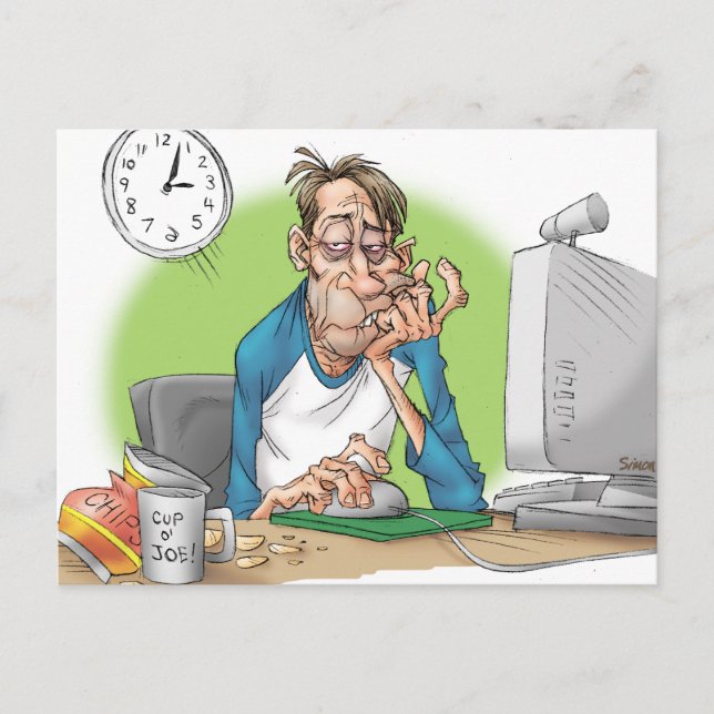 Cartão Postal Durma suficiente (Frente)