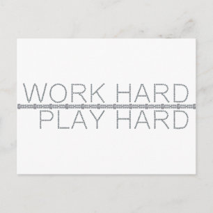 Cartão Postal Duro de trabalho, Duro de reprodução