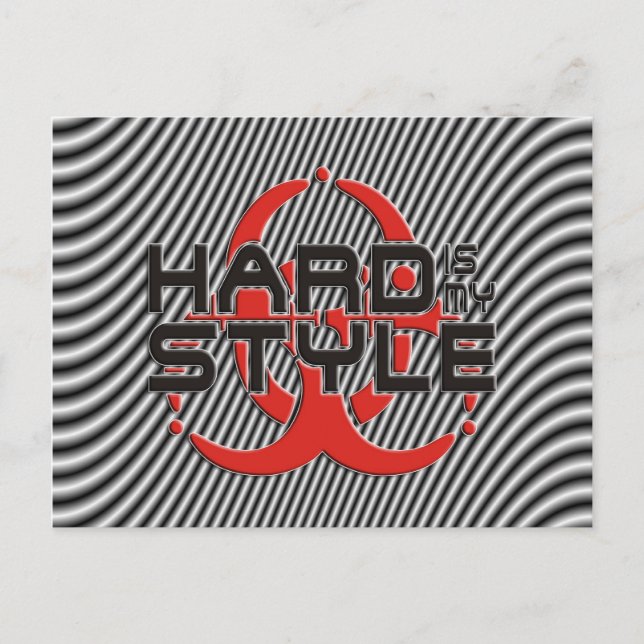 Cartão Postal Duro é meu estilo - música de estilo duro (Frente)