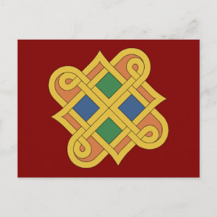 Cartão Postal Durrow Knotwork 2016