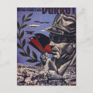 Cartão Postal Durruti. Verdadeiros Anarquistas são - Cartaz de P