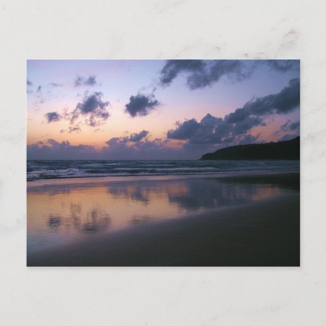 Cartão Postal Dusk Na Praia De Karon (Frente)
