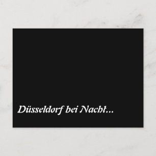 Cartão Postal Düsseldorf bei Nacht