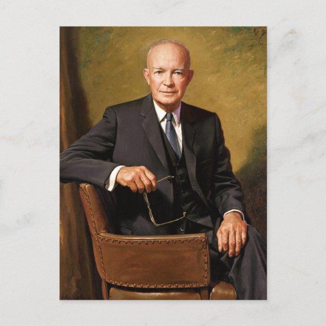 Cartão Postal Dwight D. Eisenhower (Frente)
