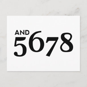 CARTÃO POSTAL E 5678