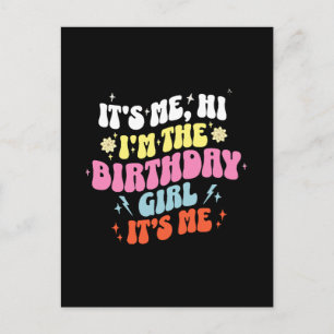 Cartão Postal É a Minha Festa de Aniversário Garotas