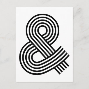 Cartão Postal & E Assinar Atalho do Ícone do Símbolo de Logogr