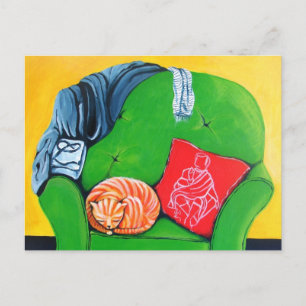 Cartão Postal É bom estar em casa, por Lyn Hurring