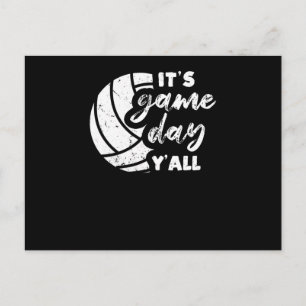 Cartão Postal É Dia de Jogo Pessoal, Jogador de Vôlei Engraçado