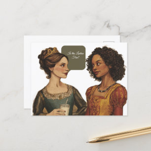 Cartão Postal É Engraçado Que Este Lactose Não Esteja Presente?