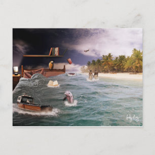 Cartão Postal E enquanto dormia