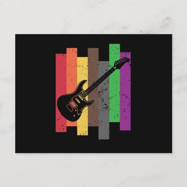 Cartão Postal E-Gitarre Bunt (Frente)